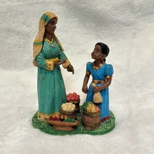 1999 Youngs Inc Kwanzaa Celebration Black Americana Resin Figurine